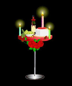 烛光生日蛋糕动态图图片