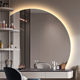 Bolen Internet Celebrity Smart Mirror Special Special 형 반원형 빛나는 드레싱 테이블 가벼운 LED 욕실 거울이있는 벽 장착 욕실 Bolen Internet Celebrity Smart Mirror Special Special 형 반원형 빛나는 드레싱 테이블 가벼운 LED 욕실 거울이있는 벽 장착 욕실