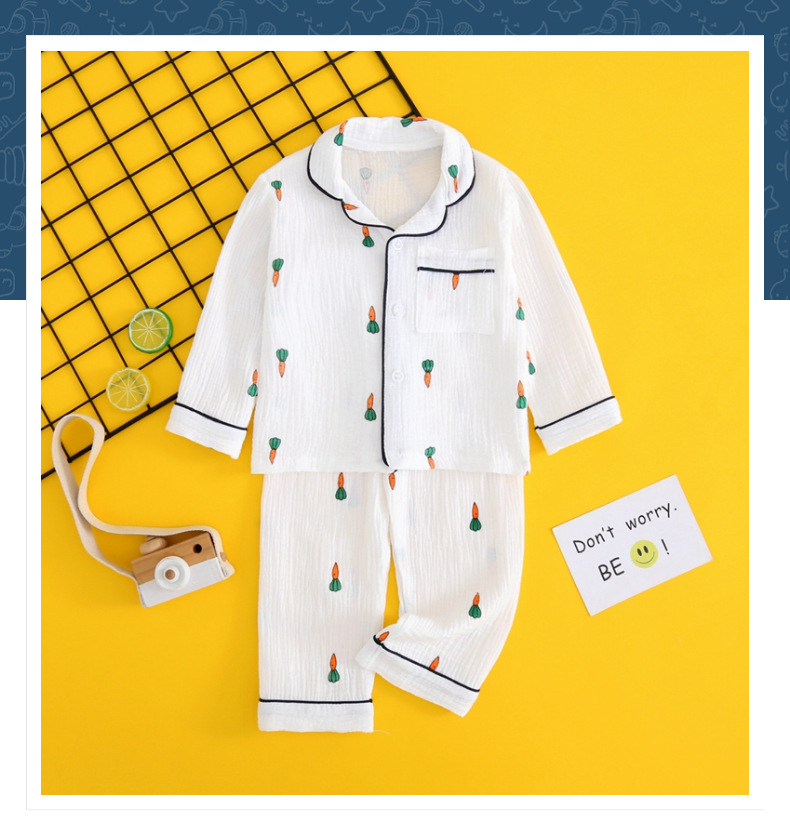 儿童棉纱家居服