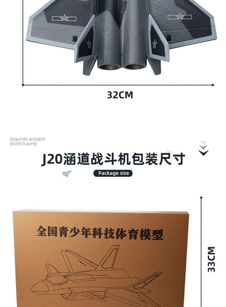 歼J20涵道遥控战斗机