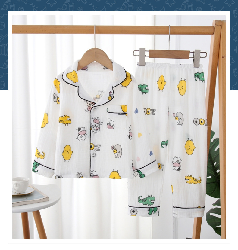 儿童棉纱空调服