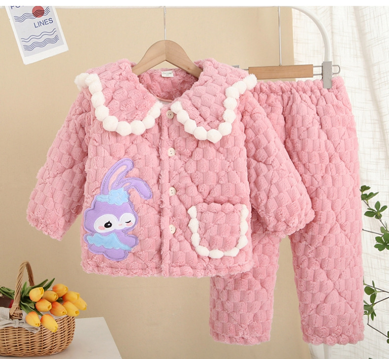 金龟绒儿童睡衣