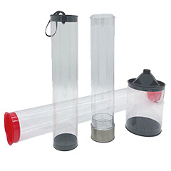 厂家直营高透明PC包装油画管可定制硬质耐摔防潮阻燃塑料PC包装管