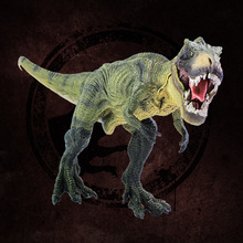 侏罗纪实心塑胶大霸王龙恐龙玩具仿真雷克斯暴龙动物模型热卖爆款