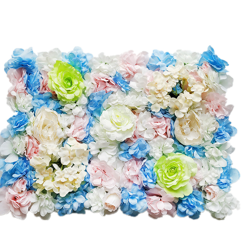 Flower Wall Simulation Background Wedding Ceremony Activity Decoration Supplies Shooting Flower Row Flower Arch Silk Flower Photography Props