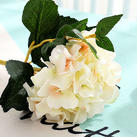 Simulated Pincushion Artificial Flower Fake Flower for Wedding California Hydrangea Wedding Ceremony Layout High-End Artificial Flower Wholesale