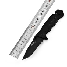 厂家直销不锈钢户外折叠刀博克1号折叠刀野营户外小刀开刃战术刀