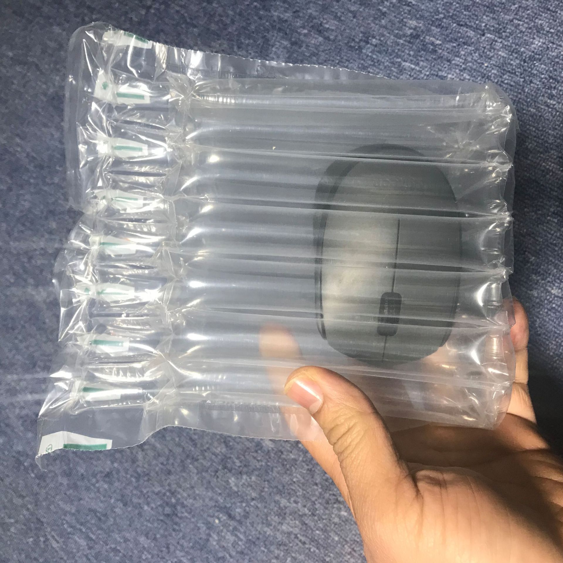 汽车gps模块气柱袋 快递包装易碎品气泡柱 防震抗压充气缓冲袋厂