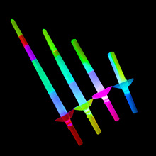 电子伸缩闪光棒 演唱会助威道具大号四节棒 自带电子led发光棒