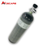 6.8L高压碳纤维气瓶铝合金内胆30MPa+空呼带表瓶阀厂家直发气瓶阀