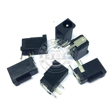dc-002 dc002 dc电源插座 3.5-1.1/1.3mm 直流电源接口 平针-阿里巴巴
