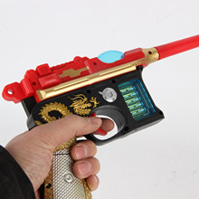 发声发光玩具驳壳枪  儿童手枪模型电动枪 十元店货源 玩具枪批发