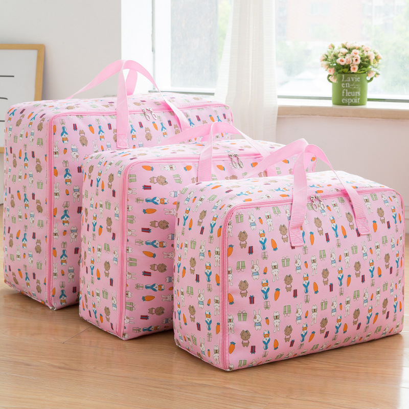 Factory Wholesale Direct Sales Oxford Cloth Clothing Storage Bag Set Quilt Bag Bedroom Storage Packing Bag