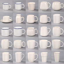 白色陶瓷马克杯水杯图案定制婚礼水杯印字咖啡杯定做杯子印刷logo