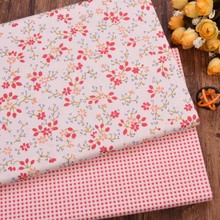 批发供应 全棉斜纹印花布 韩版花卉 Cotton Cloth  1.6米幅宽