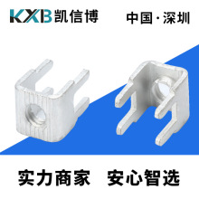 PCB-8螺钉式pcb接线柱 线路板焊接端子 M3M4线盘攻牙黄铜固定座