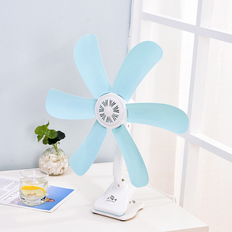 Qifeng Liuye Small Clipping Fan No. 500 Small Bedside Fan Student Dormitory Micro-Fan Household Fan Wholesale