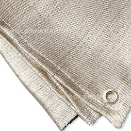 船用电焊防火毯 焊接保护毯  隔热  不燃玻纤电焊毯  白色黄色