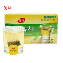 韩国进口东西牌米味绿茶37.5g/盒独立包装冲泡茶办公室下午茶