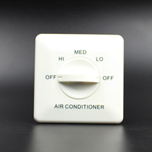 中央空调三速开关 风机盘管温控器 可调温度控制面板三挡温控开关