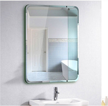 浴室镜子卫生间洗手间卫浴镜挂墙免打孔壁挂自粘贴方形镜化妆自粘