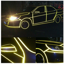 汽车反光条 夜光条 镭射装饰条 车身轮廓装饰反光亮条车身贴纸