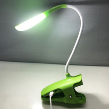2023厂家批发制造led护眼夹子书灯LED充电学习书灯USB夹子LED台灯