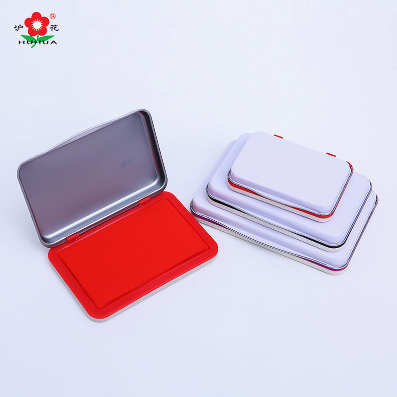 秒干印台137 多色方形铁盒印台水性油墨海绵快干印泥多规格-阿里巴巴