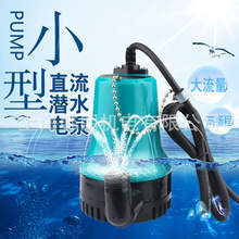 家用潜水泵12v24v微型直流泵电动车水泵鱼缸循环排水泵塑料抽水泵