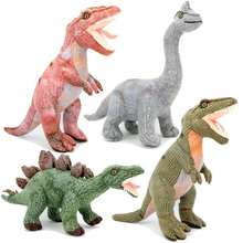 仿真恐龙公仔侏罗纪霸王龙剑龙三角龙毛绒玩具腕龙儿童节礼物代发
