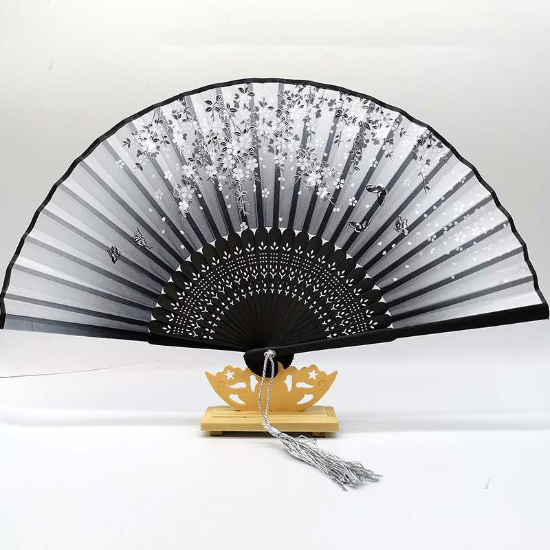 Folding Fan Bamboo Antique Fan Student Female Chinese Style Small Fan Folding Fan Ancient Style Student Gift Fan