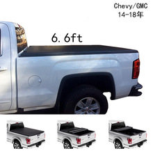 新款Silverado/Sierra  6.6ft 皮卡车三折软车厢盖tonneau cover