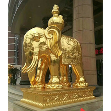 如意铜大象镇宅铜大象2米铜大象托金蝉铜大象风水铜麒麟厂家