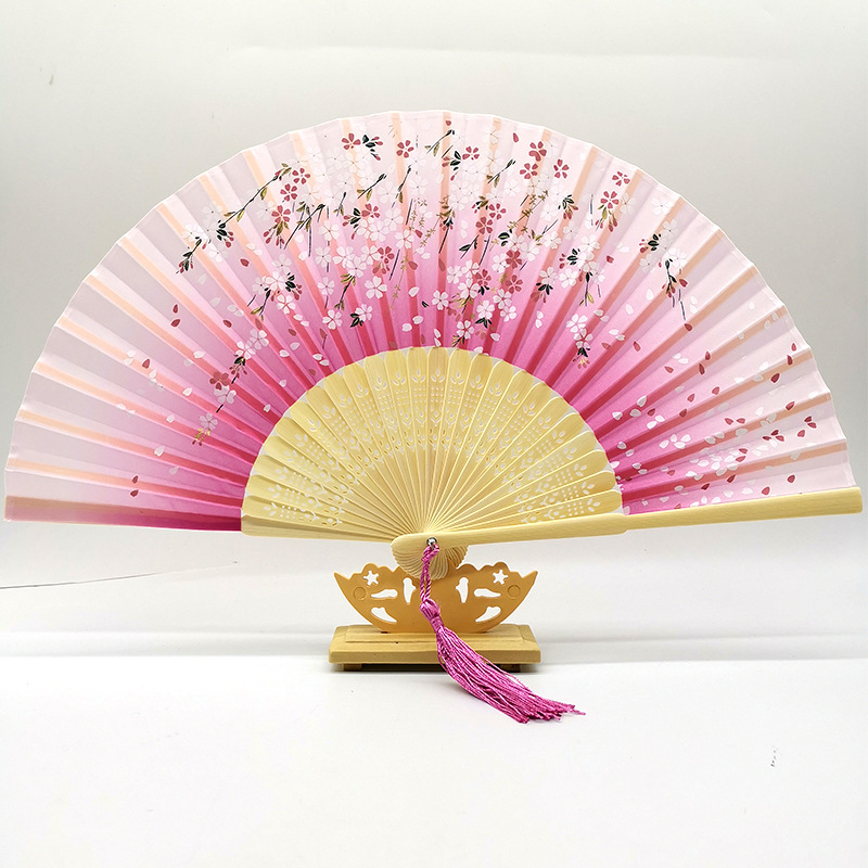 Folding Fan Bamboo Antique Fan Student Female Chinese Style Small Fan Folding Fan Ancient Style Student Gift Fan
