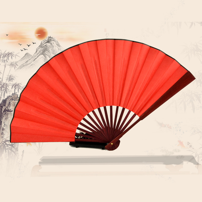 8-Inch 10-Inch Blank Fan Diy Calligraphy Painting Fan Quaint Gifts Male Fan Student Dance Bamboo Folding Fan Wholesale