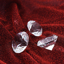 浦江厂家批发人造水晶玻璃钻石摆件 diy制作透明彩色钻饰纪念礼品
