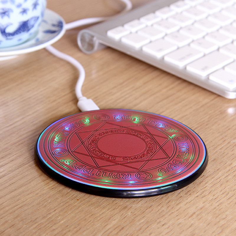 10W Magic Optical Array Wireless Charger Secondary Cell Phone Fast Charger