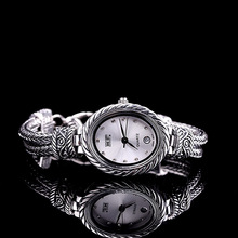 人品银品源头厂货新款925银饰品批发 泰银精工女式手表手表