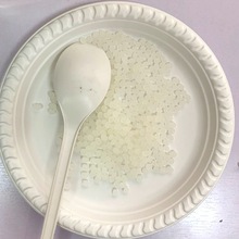 聚乳酸PLA生物降解塑料 耐高温100度 全降解PLA餐具刀叉玉米原料