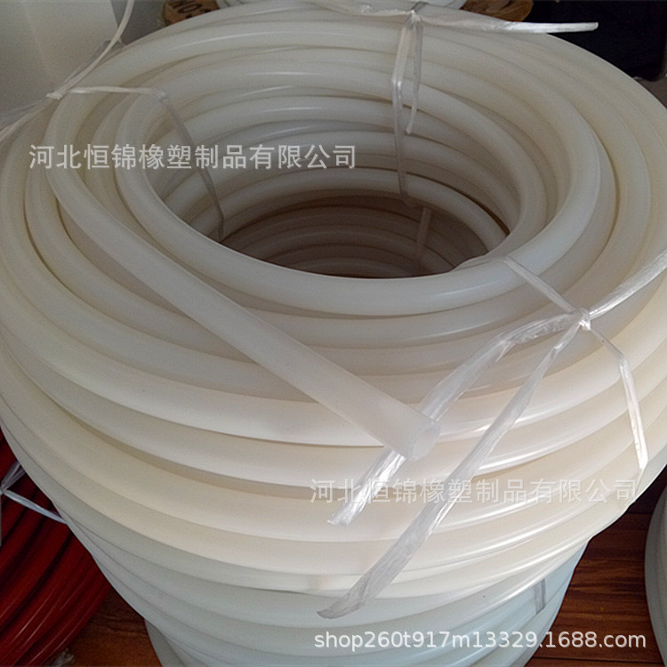 厂家批发工业级硅胶管 现货供应6*10乳白色工业级硅胶管 硅胶套管