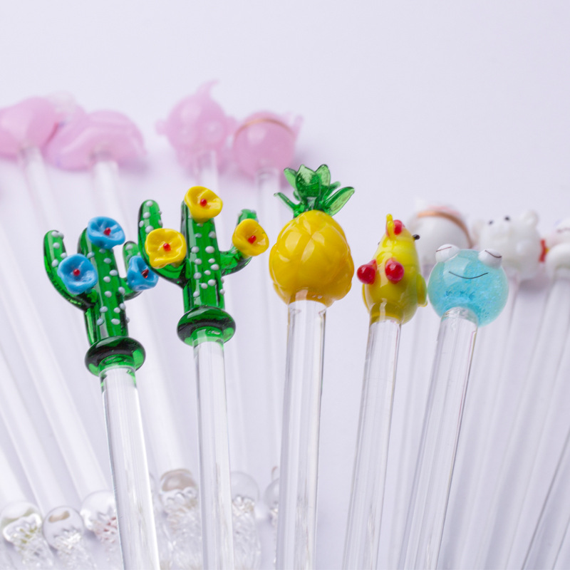 厂家生产供应玻璃笔蘸水笔玻璃签字笔手工制作创意水晶笔礼品套装