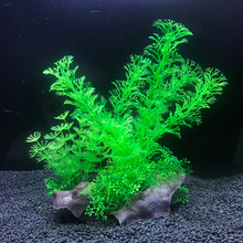 鱼缸装饰仿真水草水族造景塑料水草假海草仿真杜鹃木枯木沉木