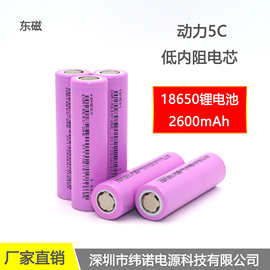 东磁18650锂电池2600mAh5c放电电动车电池