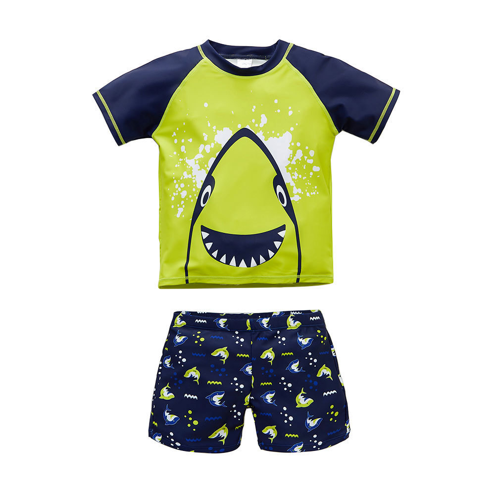 Children's Swimwear Split 2024 Summer New Shark Medium and Large Children Hot Spring Bathing Suit Boys Baby Swimsuit Wholesale