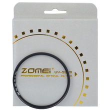 相机滤镜卓美ZOMEI保护镜头防尘防刮超薄UV镜片透光率高Filter