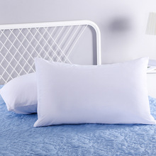 酒店白色枕套柔软防水拉链针织布枕套批发枕芯保护套亚马逊供货