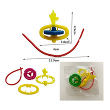 专业生产赠品小玩具 拼装拉尺地转小陀螺DIY扭蛋胶囊奇趣蛋小礼品
