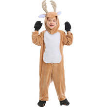六一儿童节服 万圣节cosplay动物扮演麋鹿圣诞驯鹿儿童表演演出服