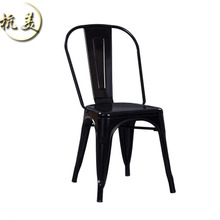 【HM-TP3】火锅店复古铁皮椅美式咖啡厅酒店工程铁椅