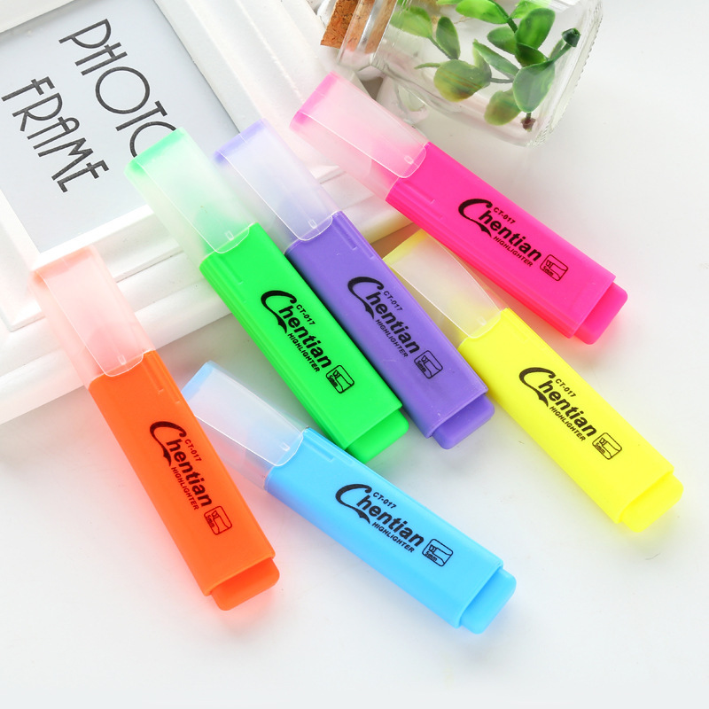 Japanese and Korean Ins Stationery Marker Creative Candy Color Large Capacity Highlighter Student Prize Mark Graffiti Wholesale